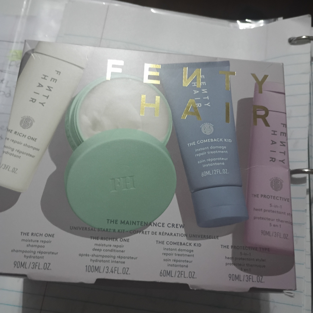 Fenty Beauty Hair Care Set - Cream, Blue, Pink